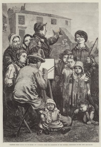 戸外の自然からの絵画 作： Thomas Morten